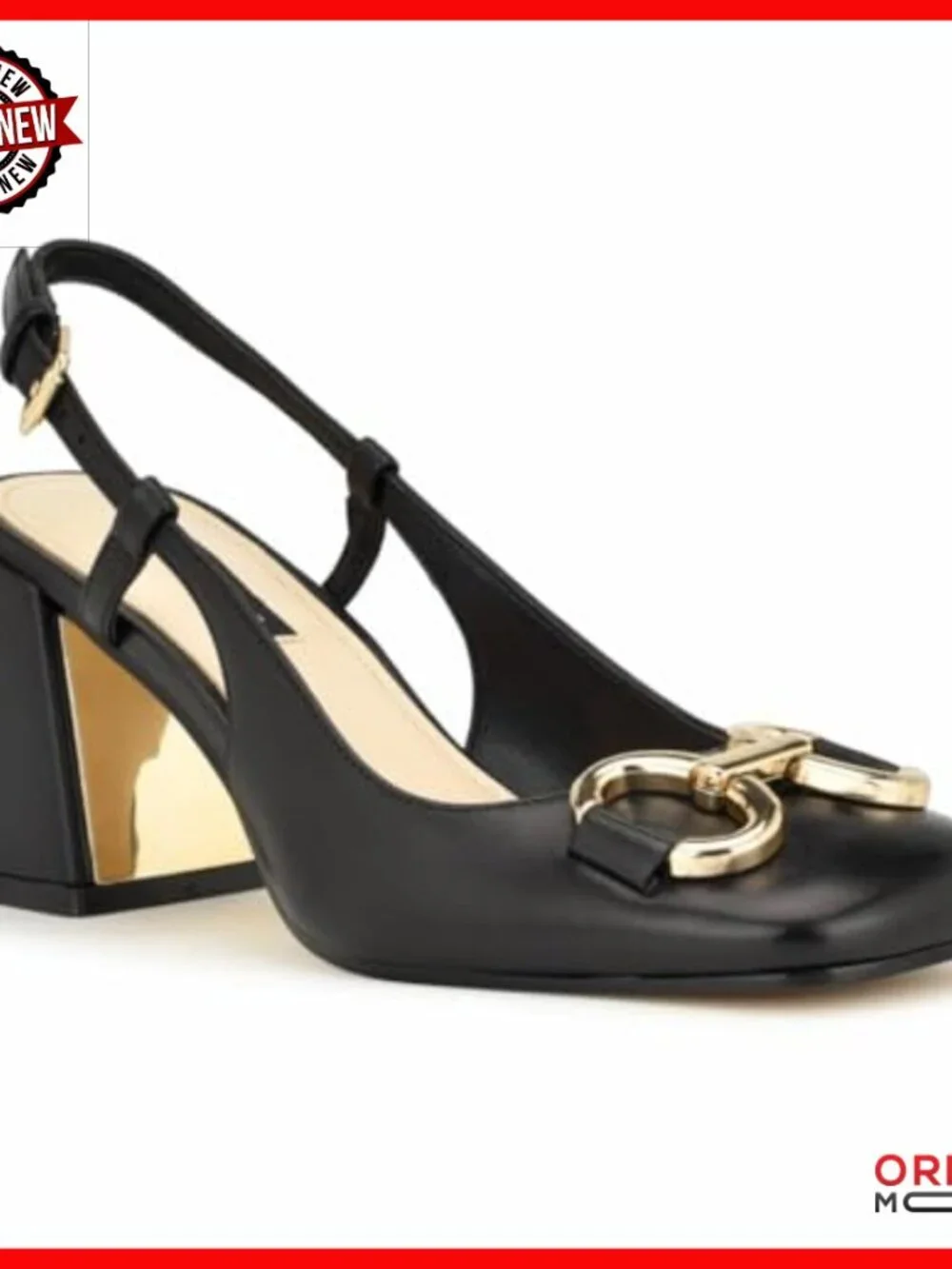 Leather Square Toe Block Heel Pumps Slip Resistant Dress Shoes